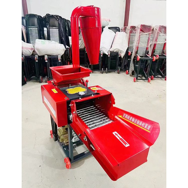 Dual use of dry and wet grass chaff cutter machine rice straw chaff cutter 3/4/5/6/8TON chaff cutter machine animal feed farm