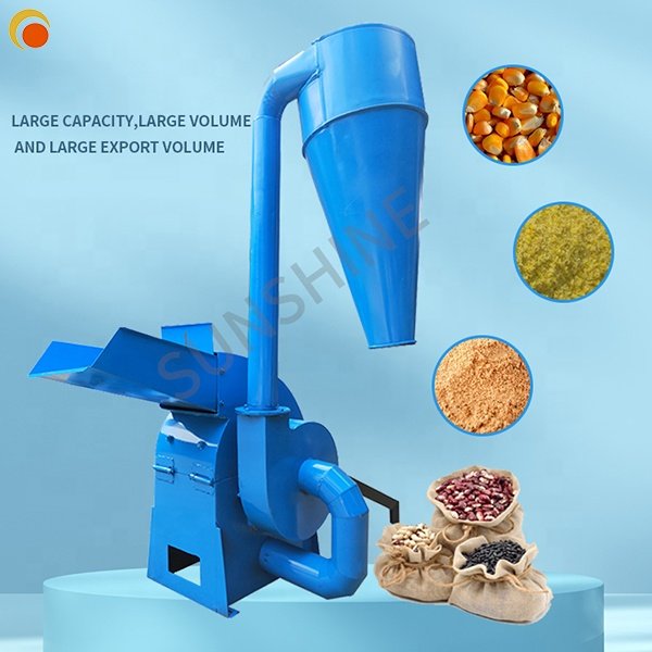 Multi functional ZC420 animal feed crusher grain grinder silage straw chaff cutter machine