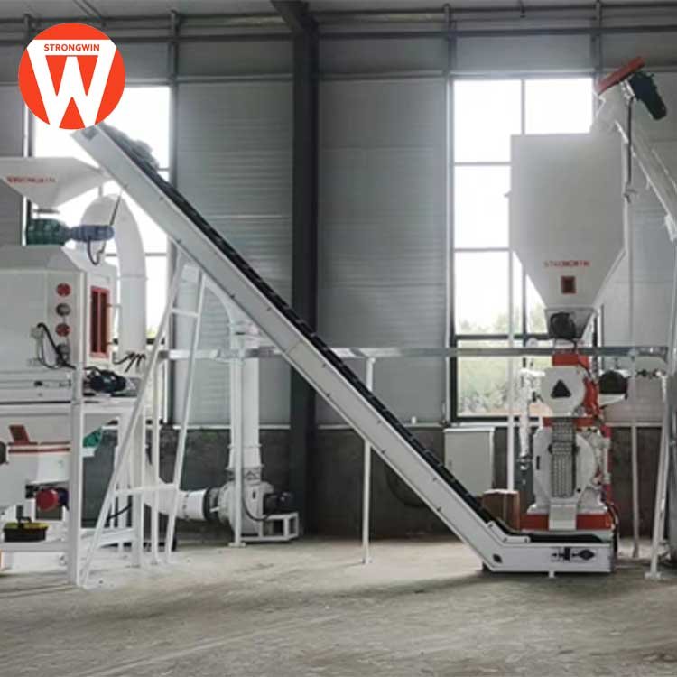 Strongwin animal feed production line 3 tons per hour
