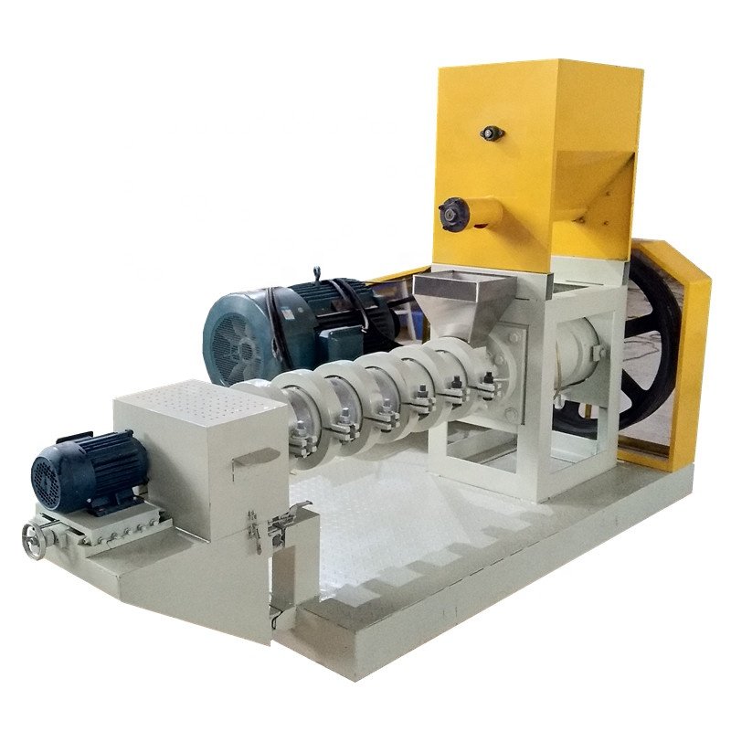 Soya bean meal animal feed extruder making machine