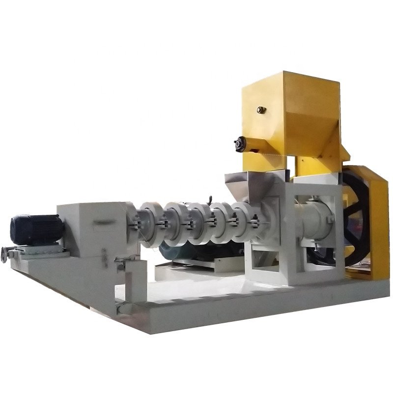 Soya bean meal animal feed extruder making machine