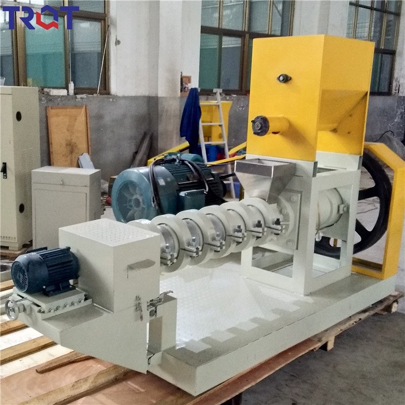 Soya bean meal animal feed extruder making machine