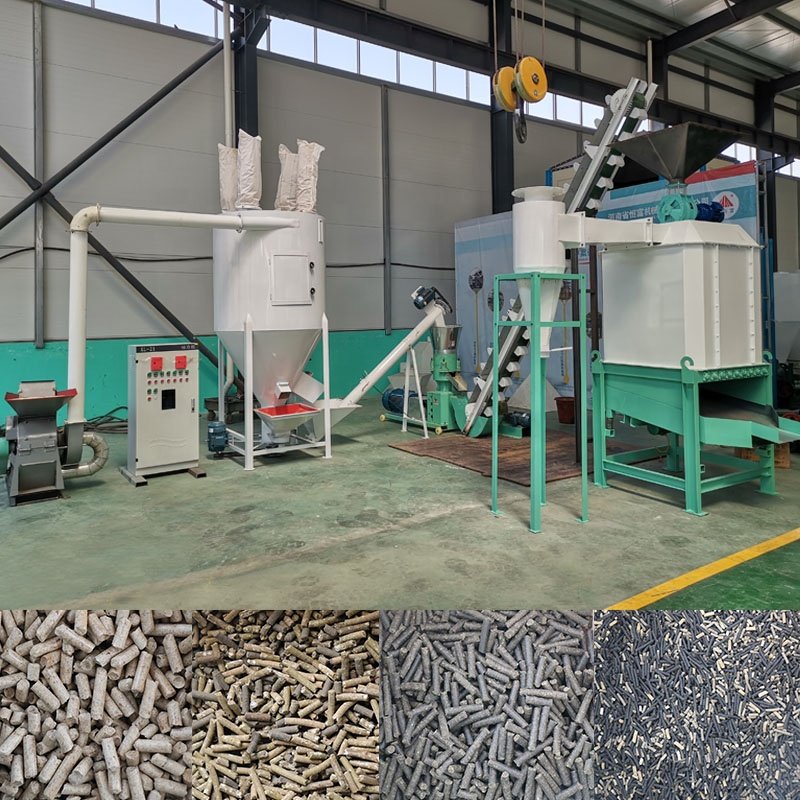 HNHF Small feed Mill Plant 500-1000 Kg/h Rabbit Pellet feed Production Line Poultry feed Equipment Manufacturers