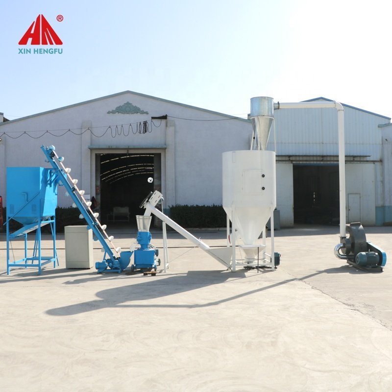 HNHF Small feed Mill Plant 500-1000 Kg/h Rabbit Pellet feed Production Line Poultry feed Equipment Manufacturers