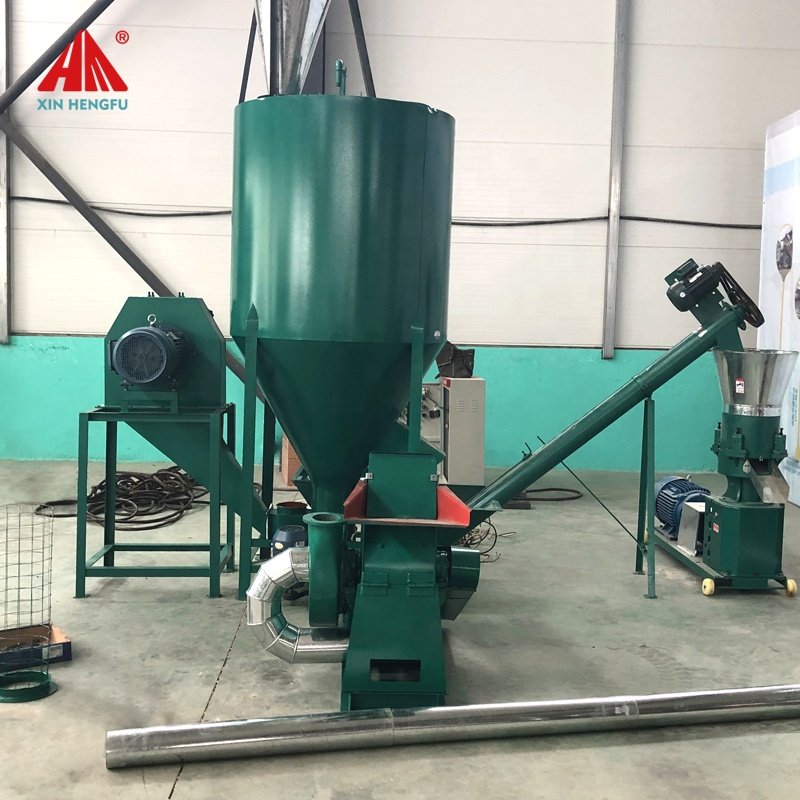 HNHF Small feed Mill Plant 500-1000 Kg/h Rabbit Pellet feed Production Line Poultry feed Equipment Manufacturers