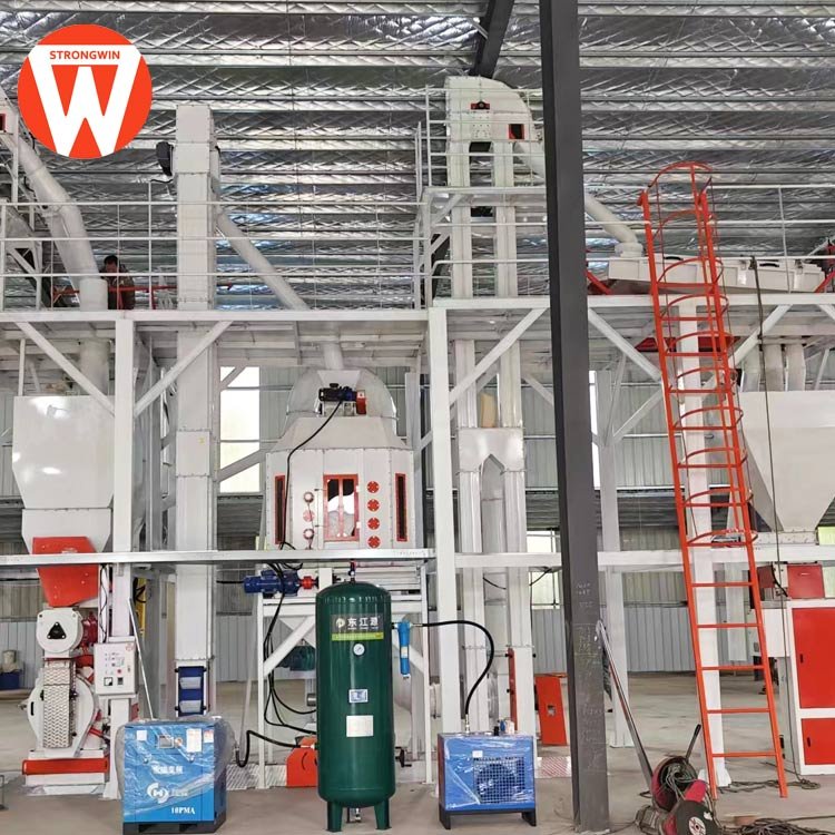 China Strongwin automatic feed processing machines animal feed pellet press machine with ce