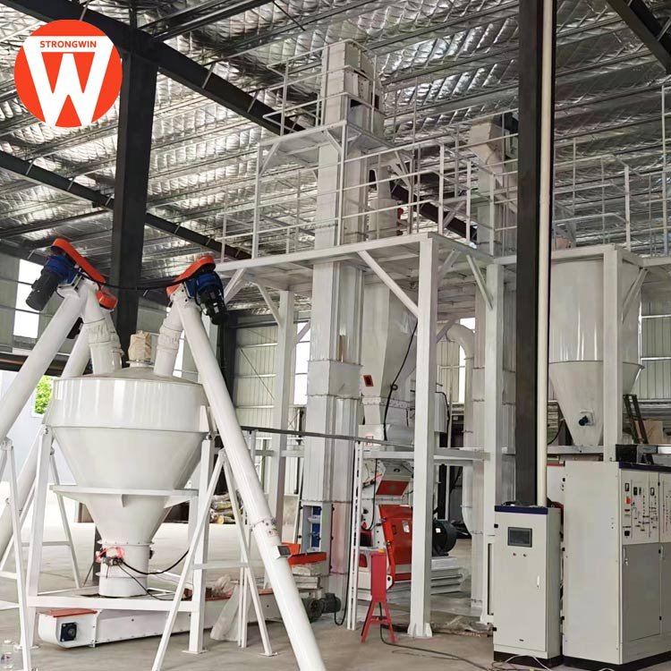 China Strongwin automatic feed processing machines animal feed pellet press machine with ce