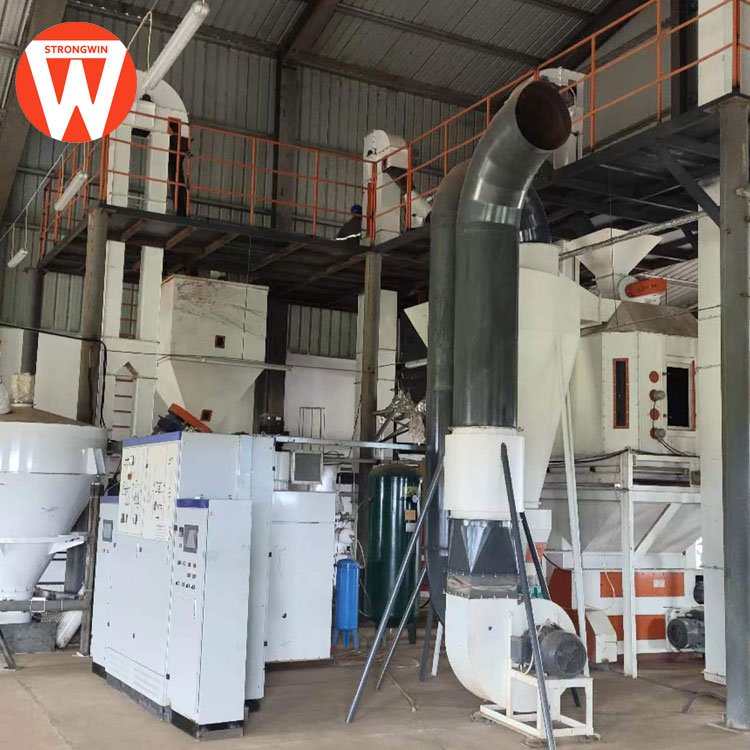 China Strongwin automatic feed processing machines animal feed pellet press machine with ce