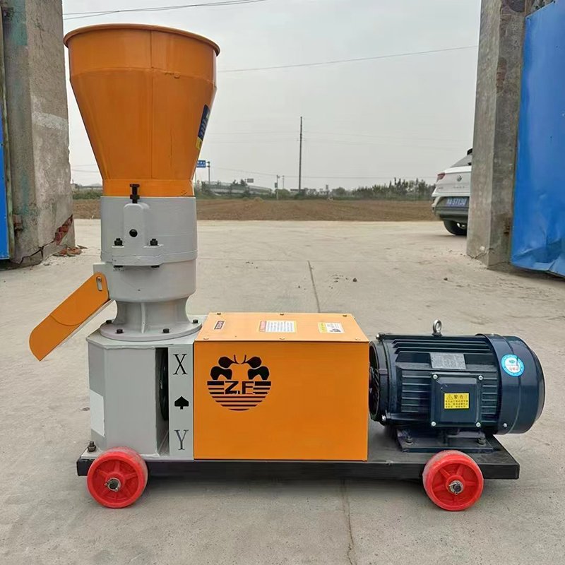 animal feed pelletizer pellet making machine for chicken cattle sheep horse High Quality Animal Feed Granulator Press Roller