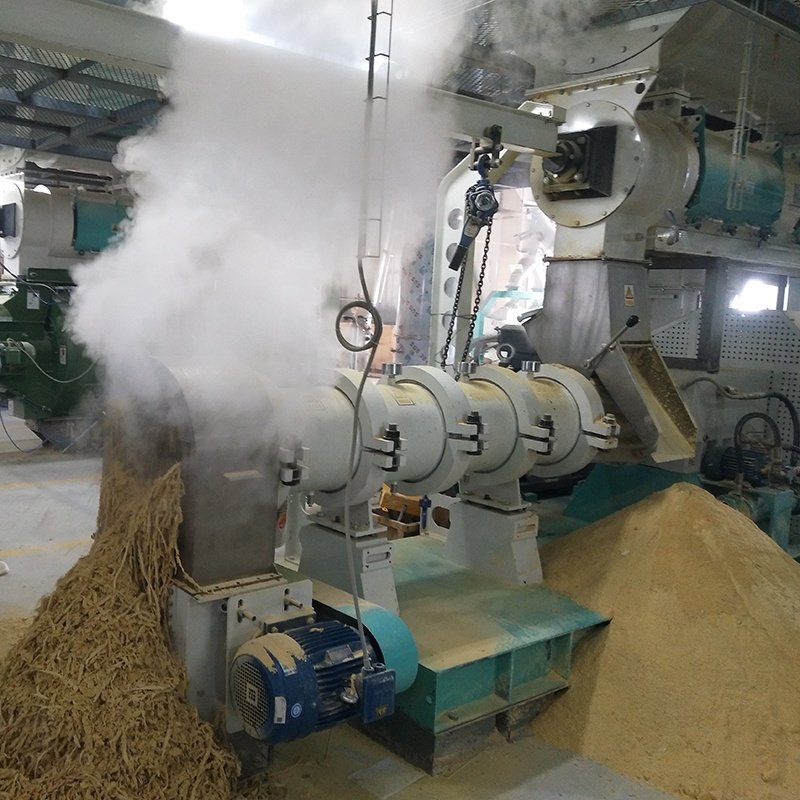 5-50TPH cooking degree Animal Pig/cattle premix corn/soybean expander machine poultry feed Expander Line Feeds production line