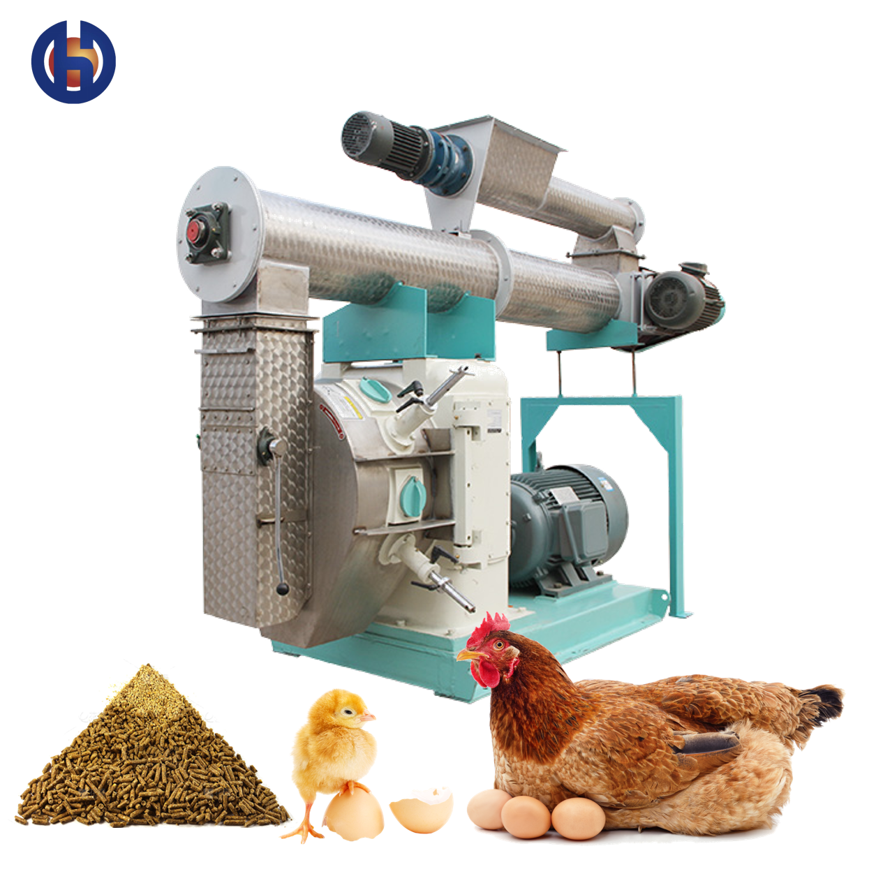 5t/h Animal Feed Plant Poultry Feed Plant Feed Processing Machine Turn-Key Project