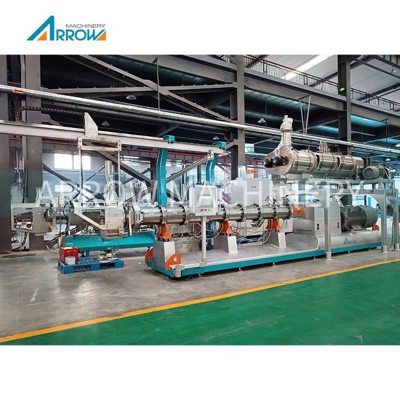 Fully Automatic Industrial Floating & Sinking Fish Feed Extruder Feed Processing Machine Production Line