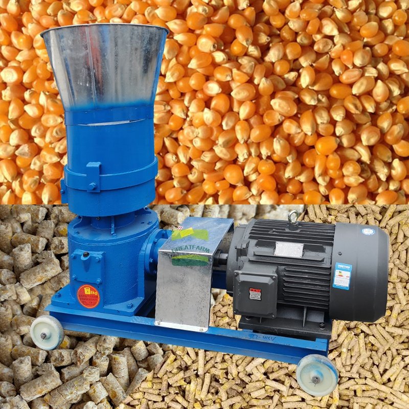 Durable Pelletizer Feed Processing Making Mini Animal Feed Pellet Machine