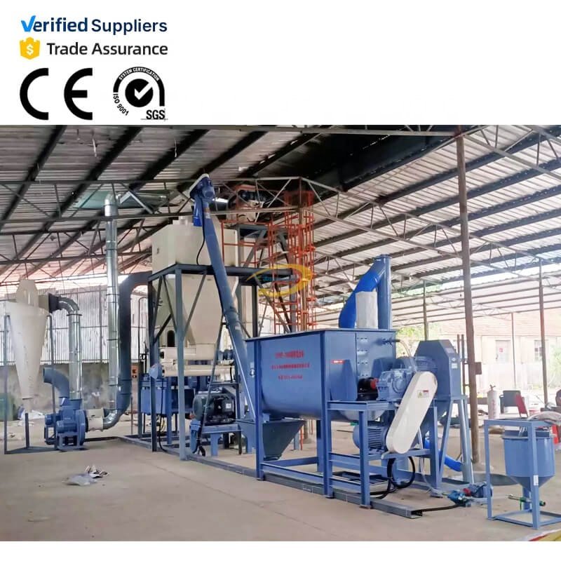 Animal food pelletizer 1000-1500kg/h poultry feed processing machines granulator pelletizer machine for animal feeds