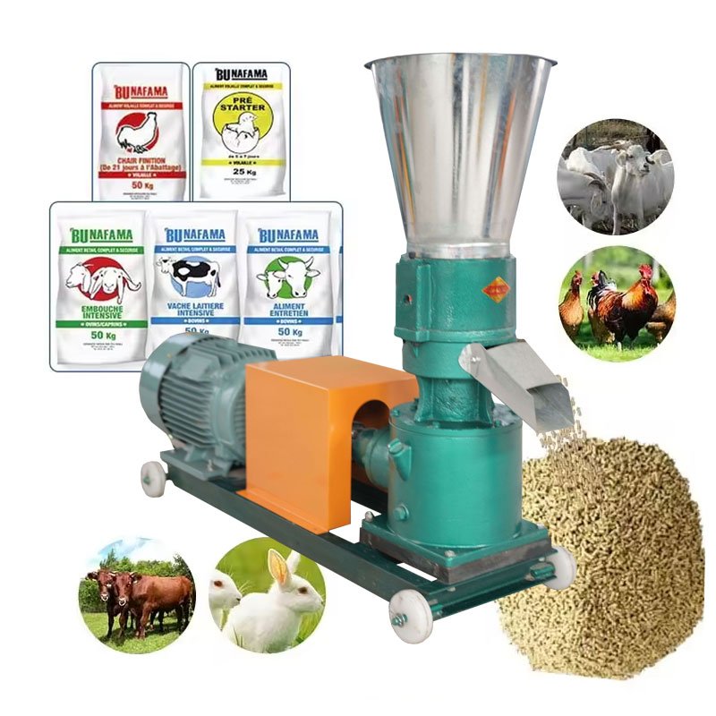 Farms Use Household Small Manual Pelletized Poultry Livestock Animal Feed Pellet Machine Mill For Poultry Livestock Granulator