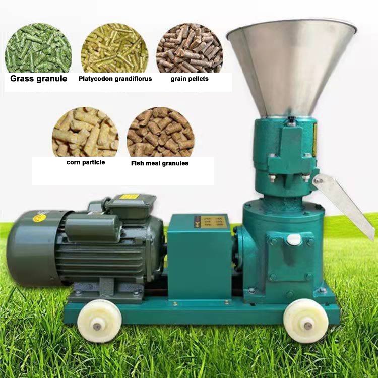 Feed processing machines pellet machines for animal feed poultry chicken fish feed pellet making machine 2 ton/h