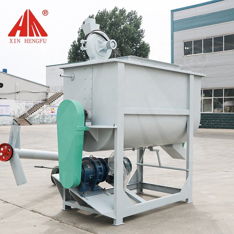 professional animal feed mixer horizontal feed mixer