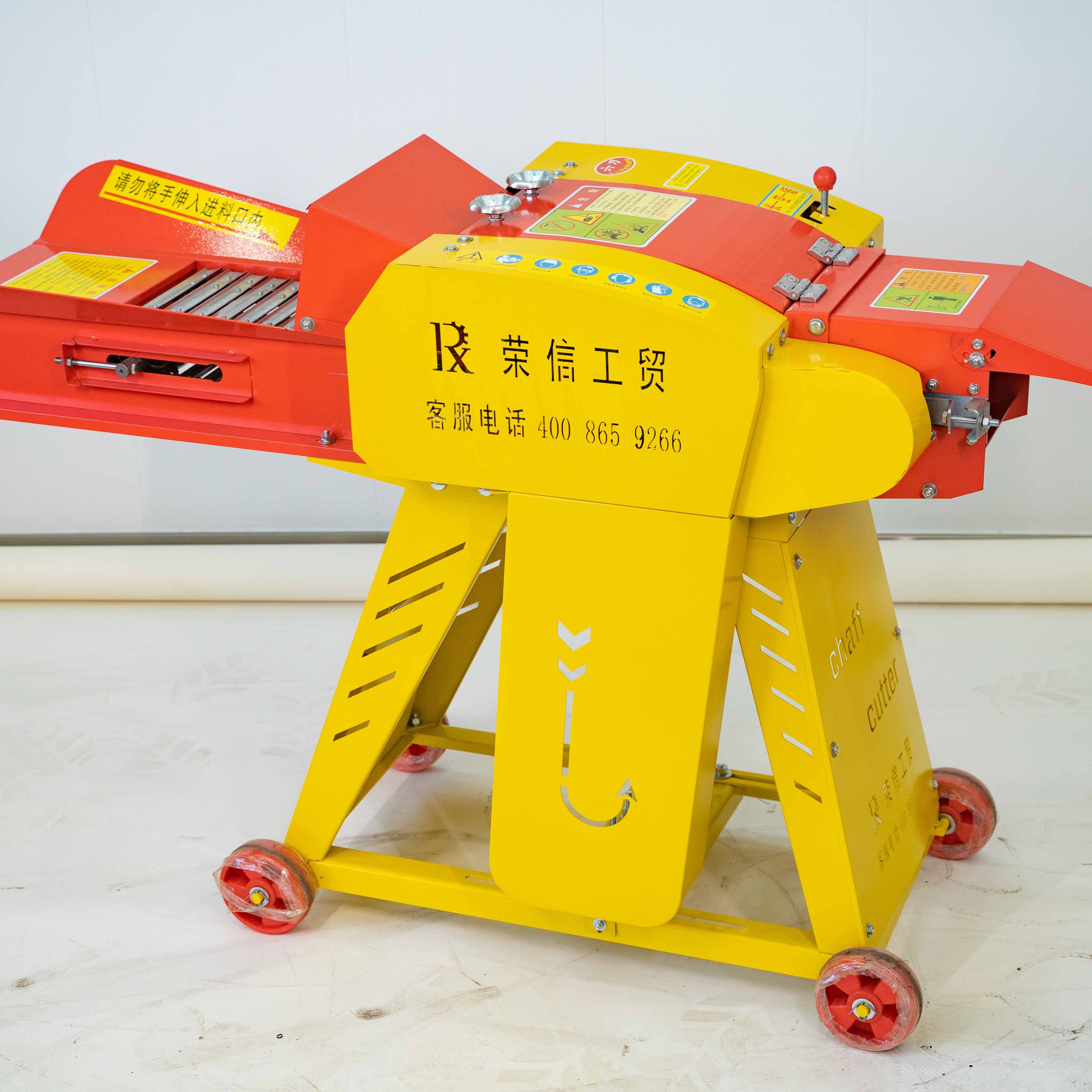 Rongxin Dry-wet Straw Cutter Forage Crop Crusher Pulverizer Straw Breaker Chaff Cutters for Corn Wheat Straw Animal Feed Farms