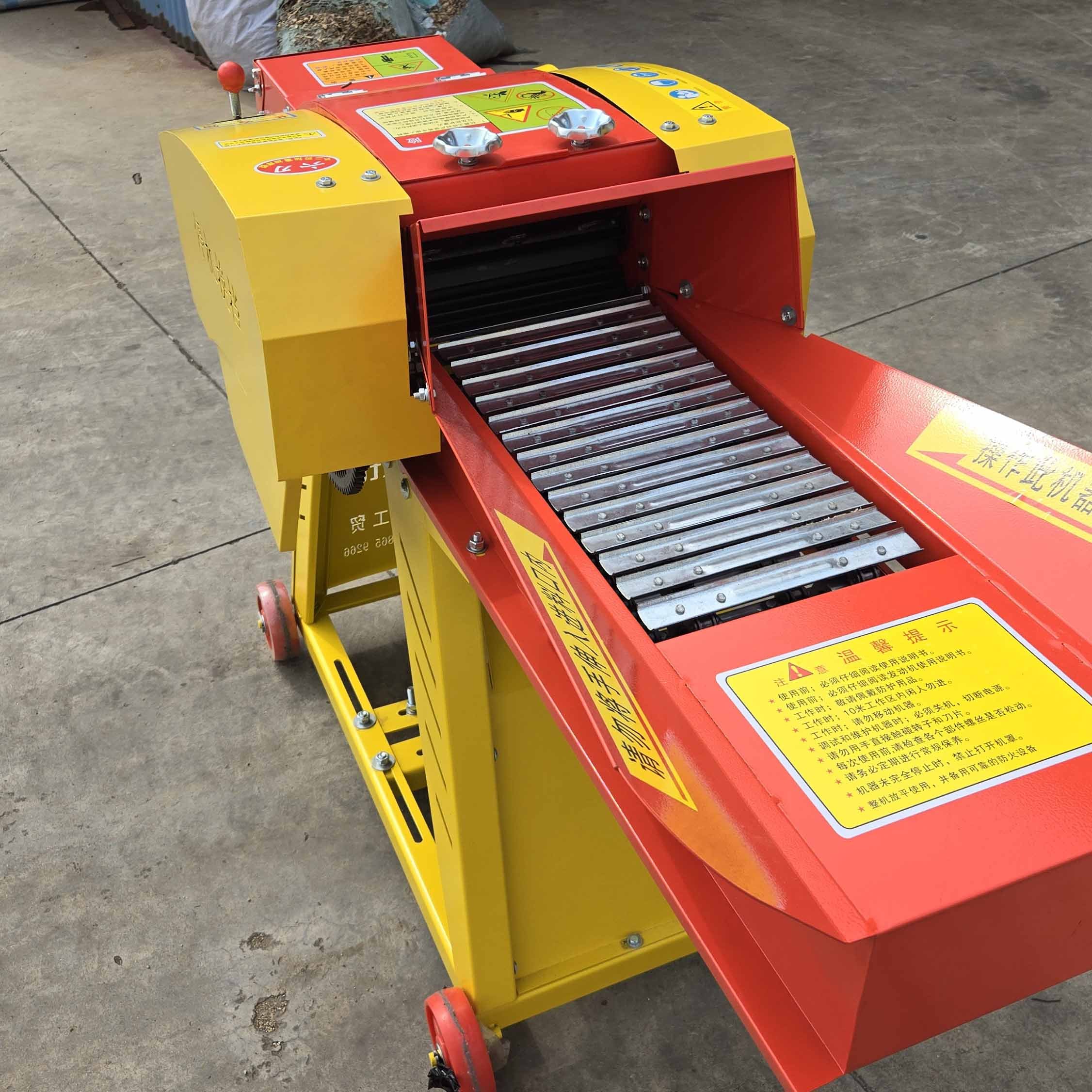 Rongxin Dry-wet Straw Cutter Forage Crop Crusher Pulverizer Straw Breaker Chaff Cutters for Corn Wheat Straw Animal Feed Farms