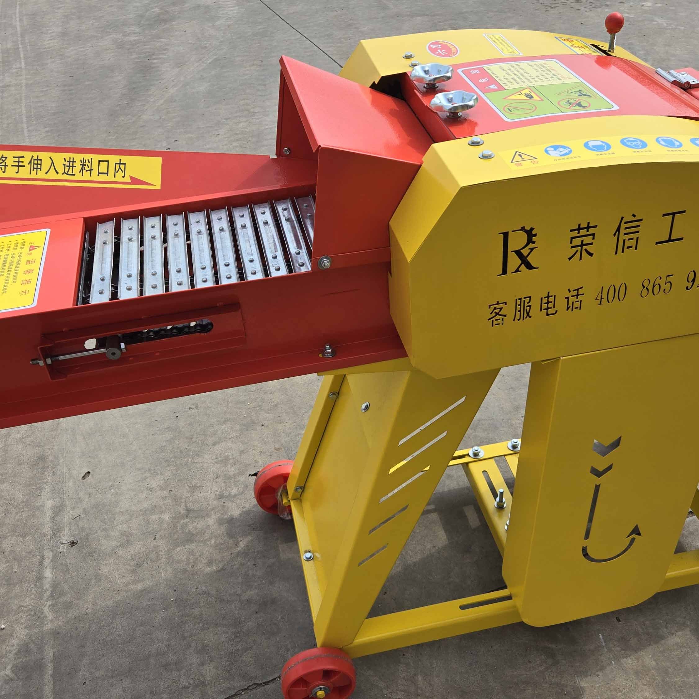 Rongxin Dry-wet Straw Cutter Forage Crop Crusher Pulverizer Straw Breaker Chaff Cutters for Corn Wheat Straw Animal Feed Farms