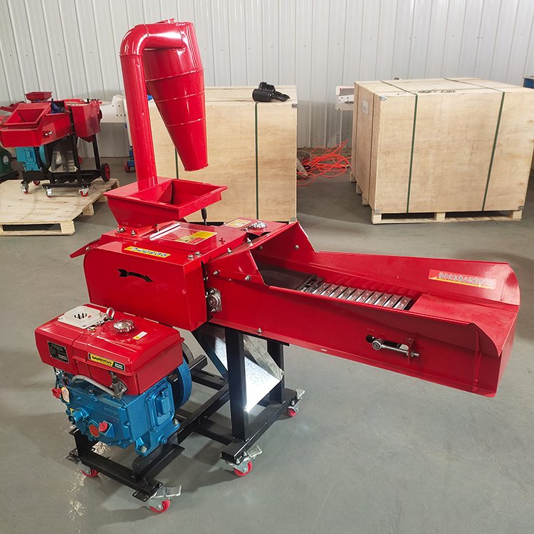 Conveyor belt chaff cutter machine for animal feed with 3hp 100% copper motor for home use