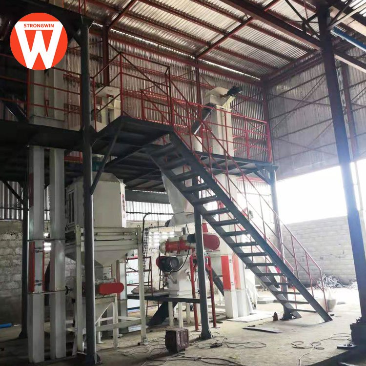 SZLH250 feed machine poultry chicken feed processing plant