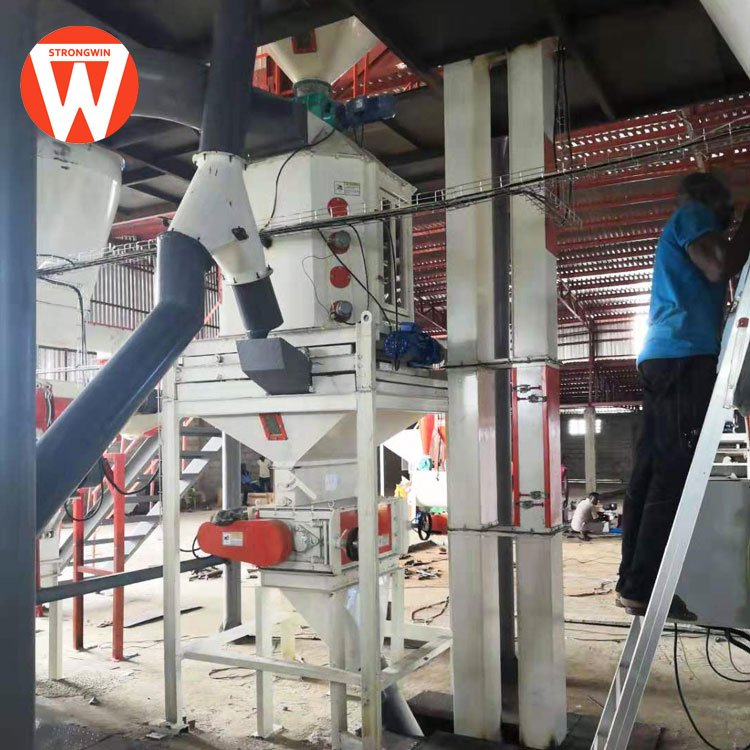 SZLH250 feed machine poultry chicken feed processing plant