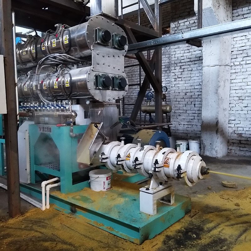 soy flour/corn/soy meal processing machine piglet expander feed for baby pigs single screw extruder