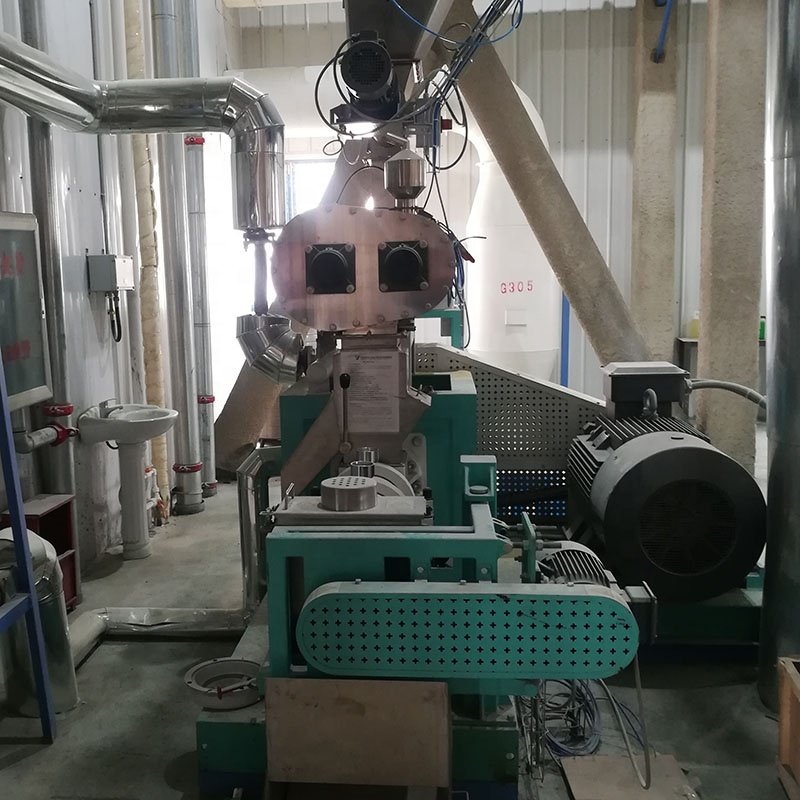 soy flour/corn/soy meal processing machine piglet expander feed for baby pigs single screw extruder