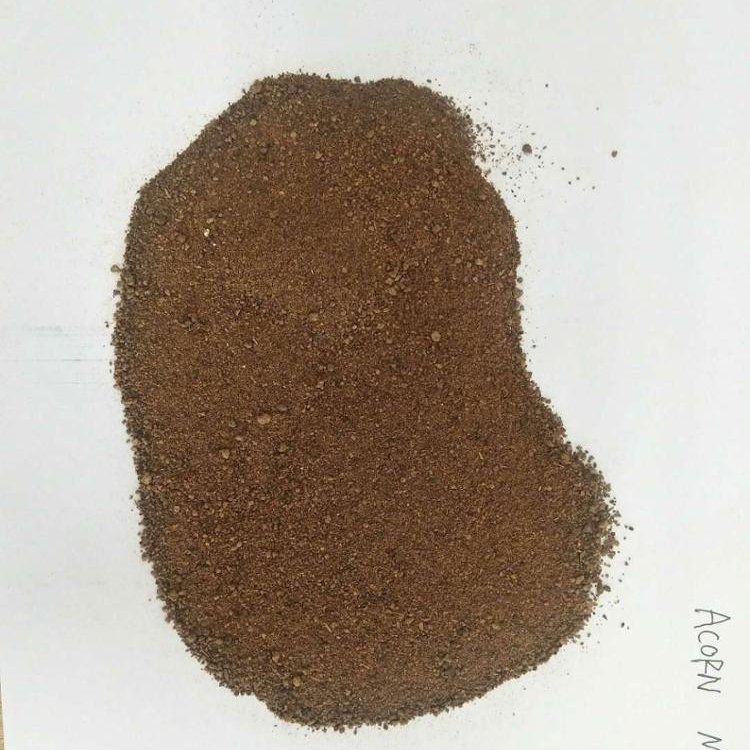 Acorn Meal or Acorn Pellet for animal feed and A coloraid for textile dyes