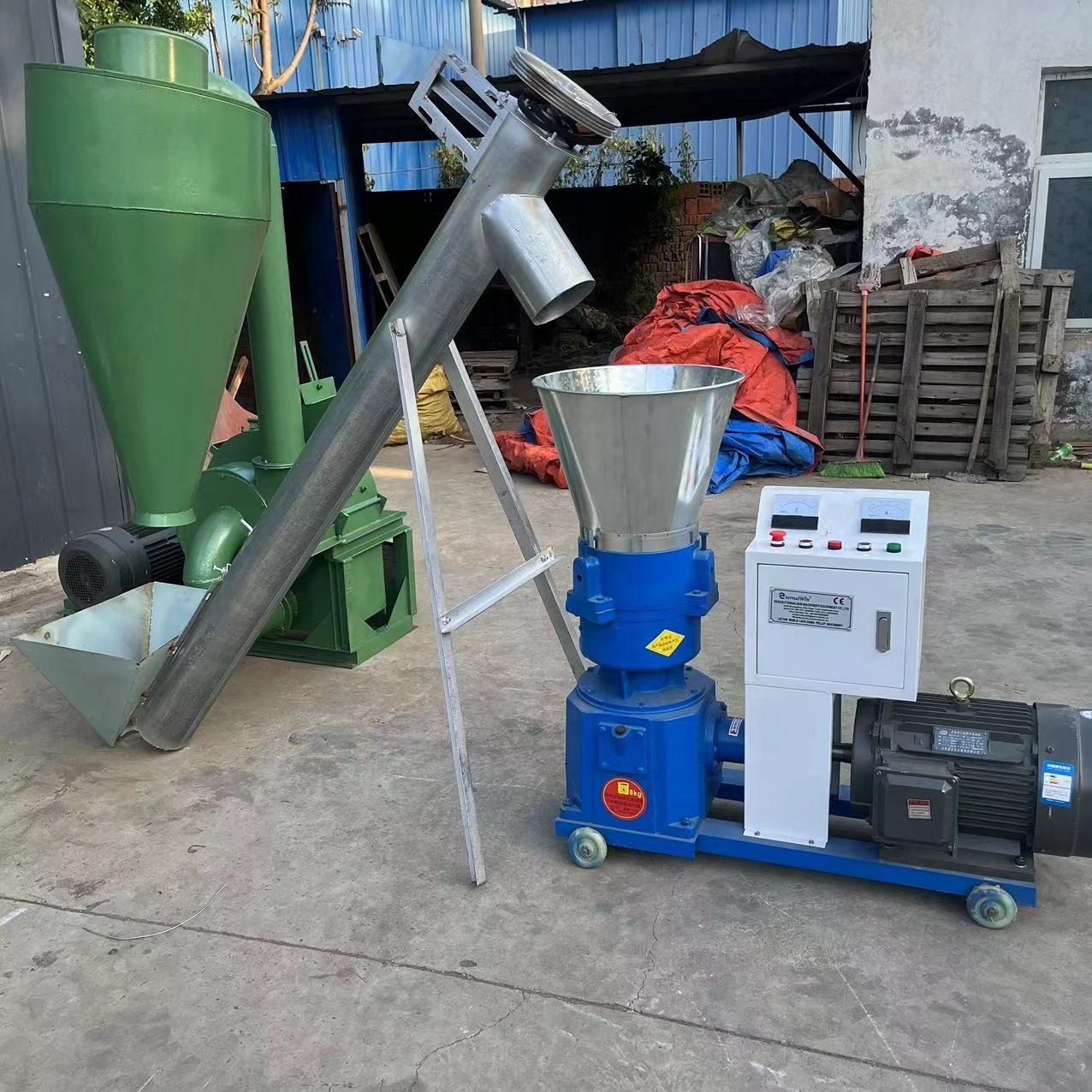 Diesel Feed Pellet Making Machine Chicken Pig Poultry Animal Feed Pellet Processing Machines