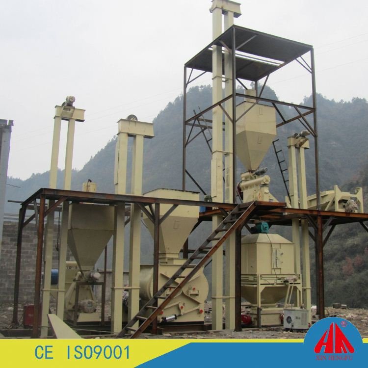 3-5 ton per hour poultry feed production line animal feed pellet processing plant