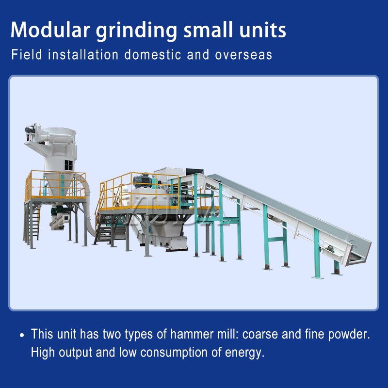 YUDA Multi-purpose corn for sale animal feed crusher and mixer SFSP65 hammer mill 11-13t/h