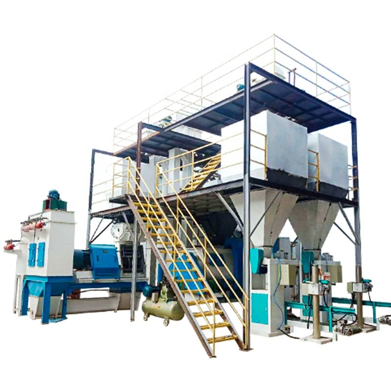 Big Capacity 10 Ton Complete Animal Feed Pellet Production Line Cattle Feed Feed Plant