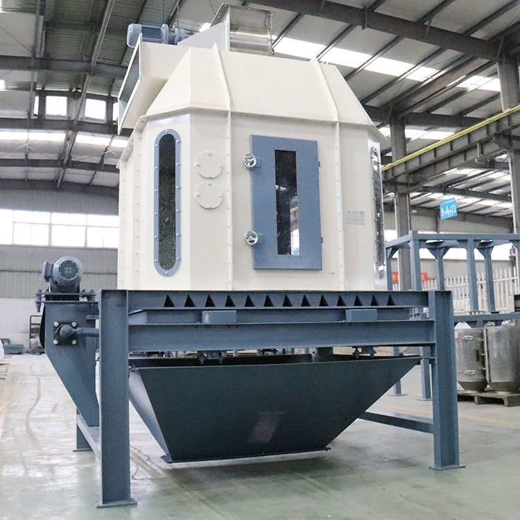 High quality animal feed pellet cooling machine feed mill pellet product counter flow cooler