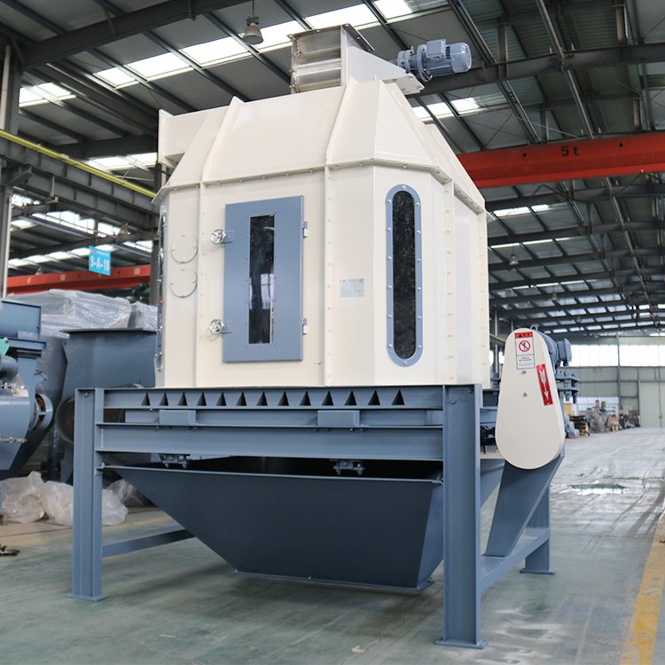 High quality animal feed pellet cooling machine feed mill pellet product counter flow cooler