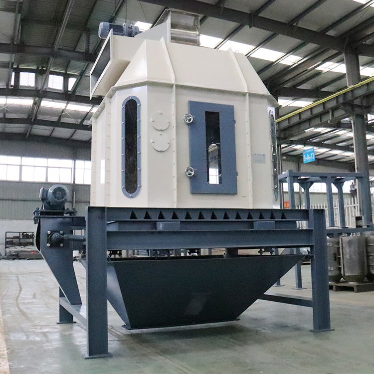 High quality animal feed pellet cooling machine feed mill pellet product counter flow cooler