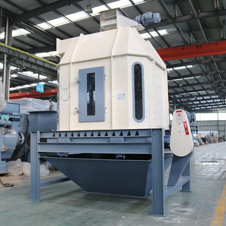 High quality animal feed pellet cooling machine feed mill pellet product counter flow cooler