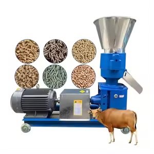 1-2t/h Animal Feed Production Line Machine Chicken Feed Making Line Premium Feed Processing Machinery