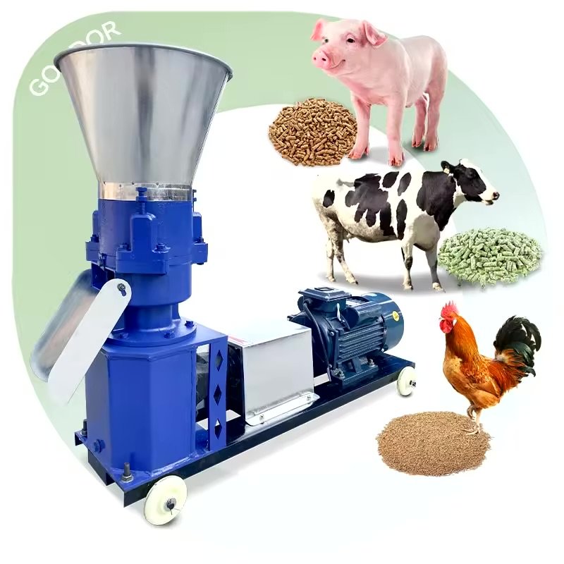 1-2t/h Animal Feed Production Line Machine Chicken Feed Making Line Premium Feed Processing Machinery