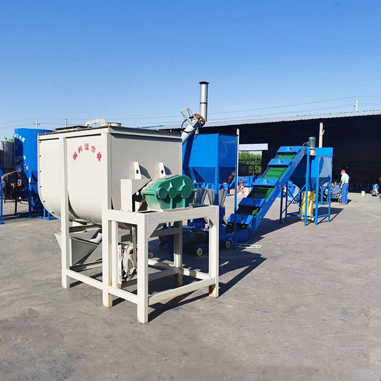 Mini chicken cattle animal feed pellet making machine line poultry feed pellet mill pelletizer machine with grinder mixer