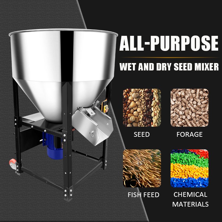 Poultry Feeding Mixer Processing Industrial Grain Grinder Machine Animal Feed Mill And Mixer