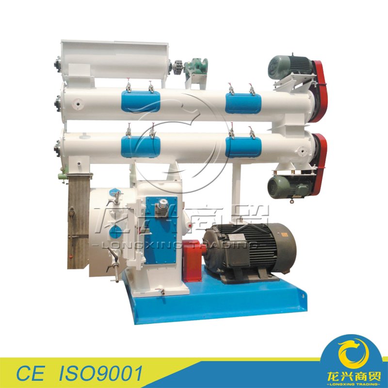 factory price 1 ton per hour animal feed pellet processing machine for chicken pig food making