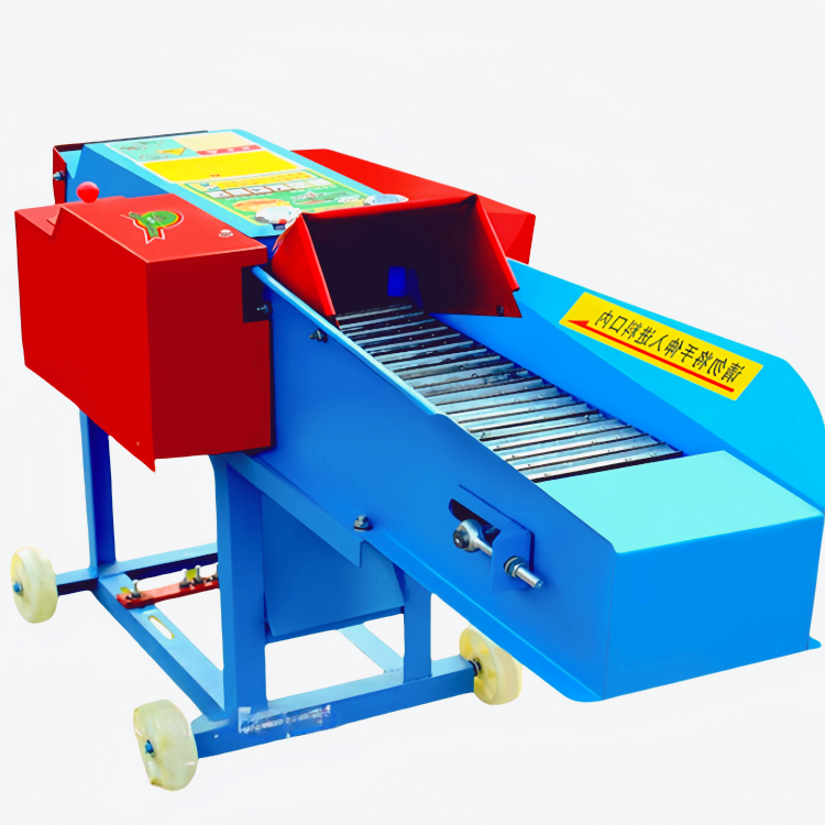 2024 grass cutting chaff cutter hay corn straw crusher dry and wet grass crusher with conveyor for animal feed machine