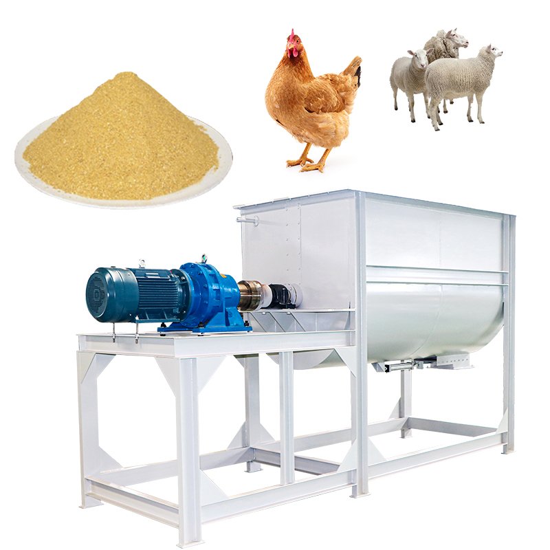 High Quality Poultry Making Chicken Mixing Animal Feed Mixer Machine