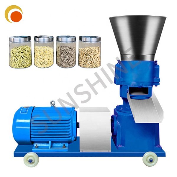China Electric Animal Feed Processing Machine SUNSHINE Making Pelletizer Chicken Cow Small Pelletizer Feed Pellets Machine