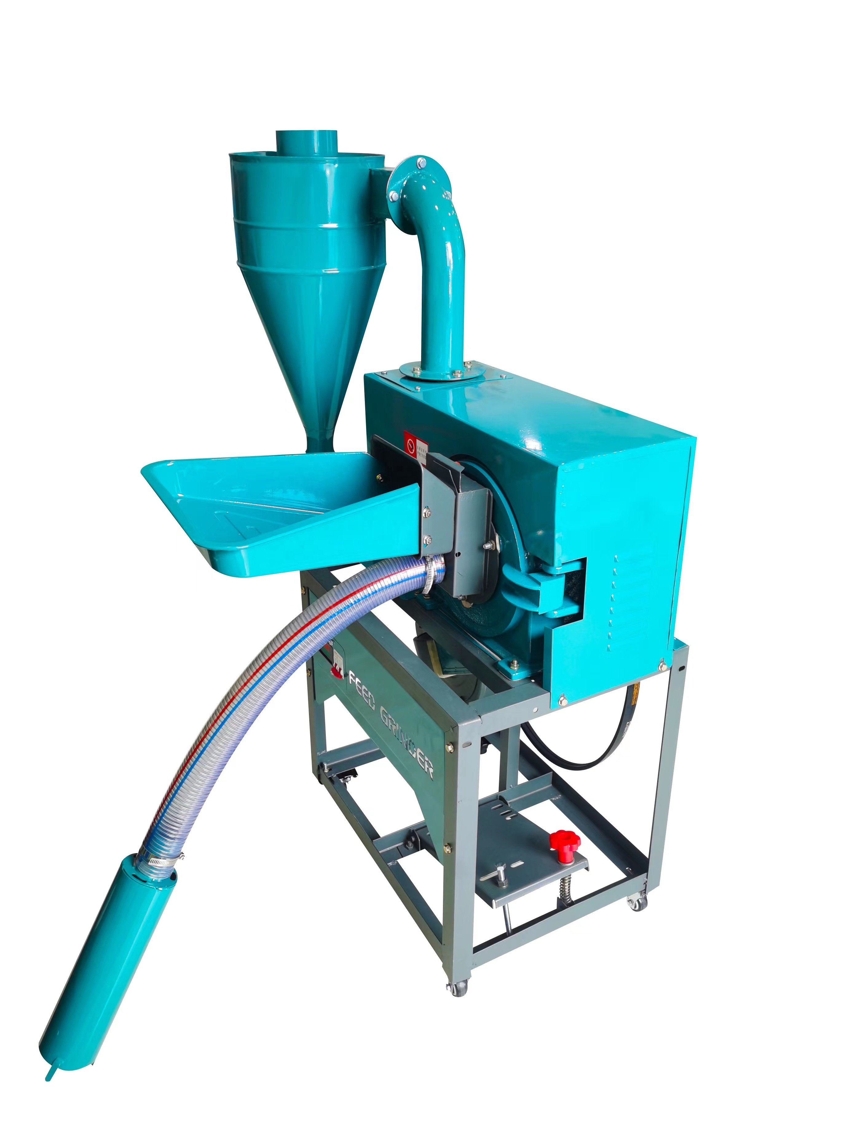 gasoline powered industrial grain crusher machine animal feed grain crusher/corn maize feed grinder