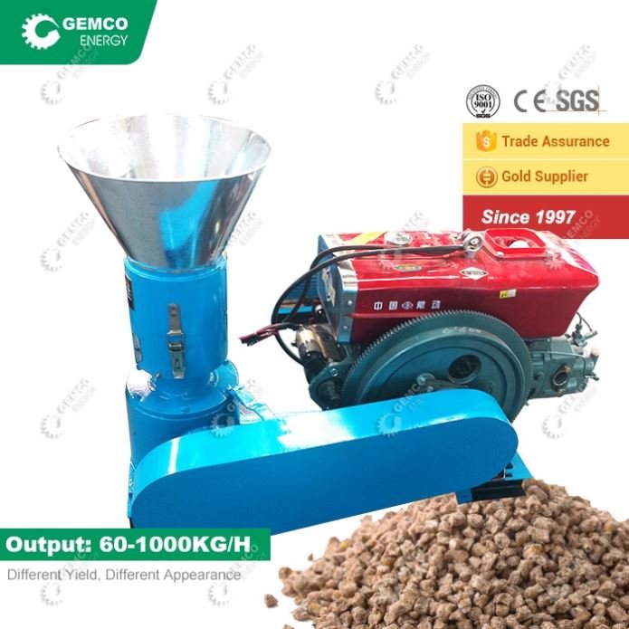 Cheap Flat Die Diesel/Electric/Pto Small Poultry Animal Feed Mill for Making/Processing Chicken,Cow,Pig,Livestock,Dairy,Rabbit