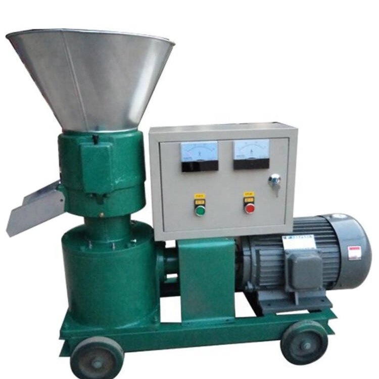 Rice Husks Cotton Stalks Weeds Wood Pellets Processing Machines Animal Feed Pellet Machine