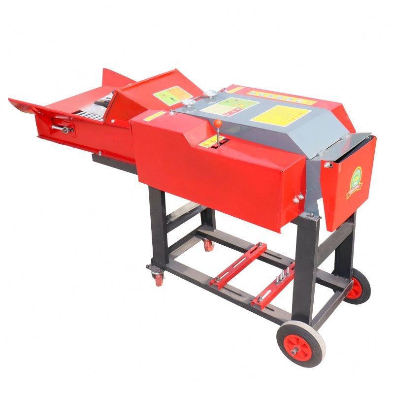 Silage Forage Cutting Chopper Mill Maize Chaff Cutter Animal Feed Processing Grass Shredder Machine Farm Home Use